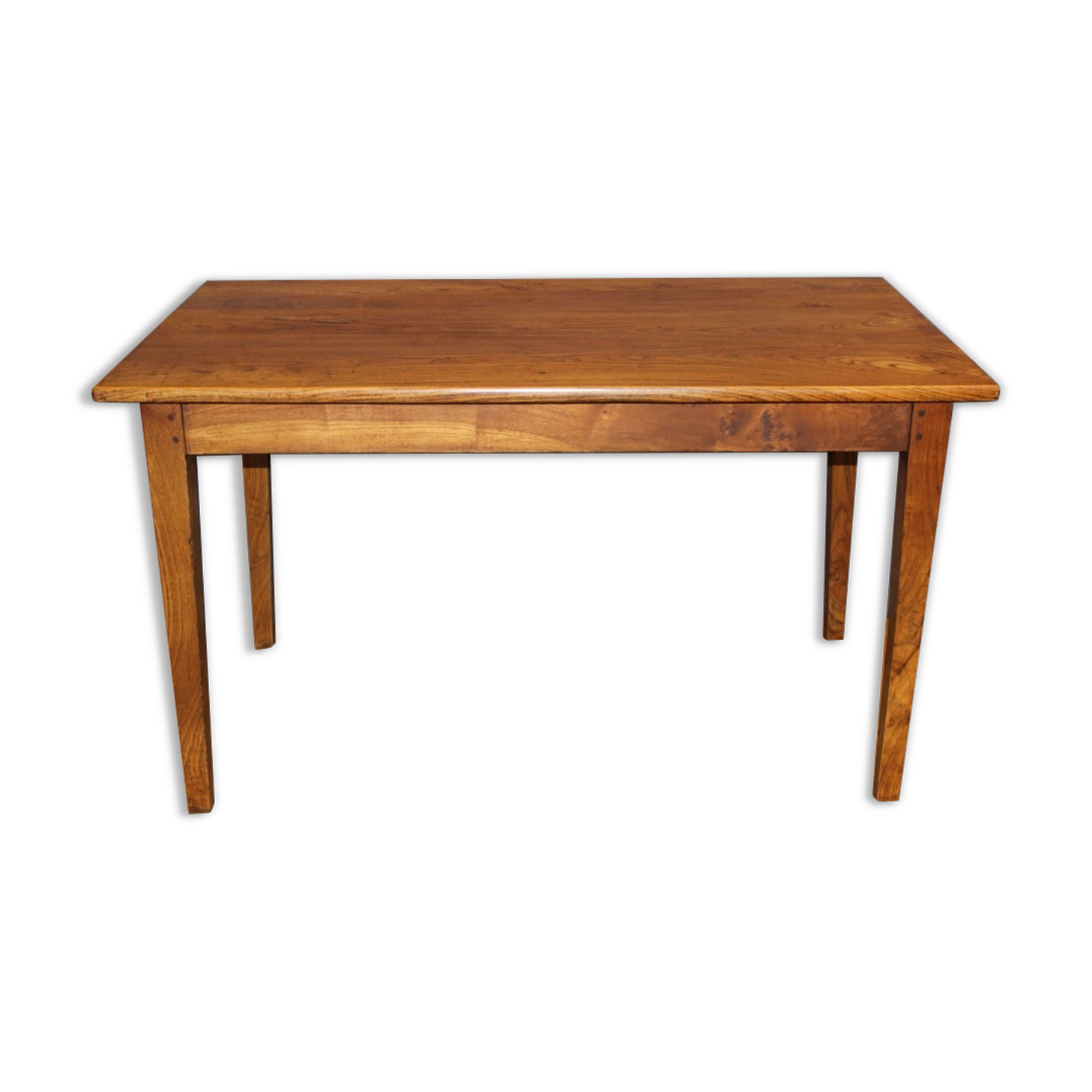 Elm bistro table late XIX