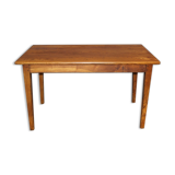 Elm bistro table late XIX