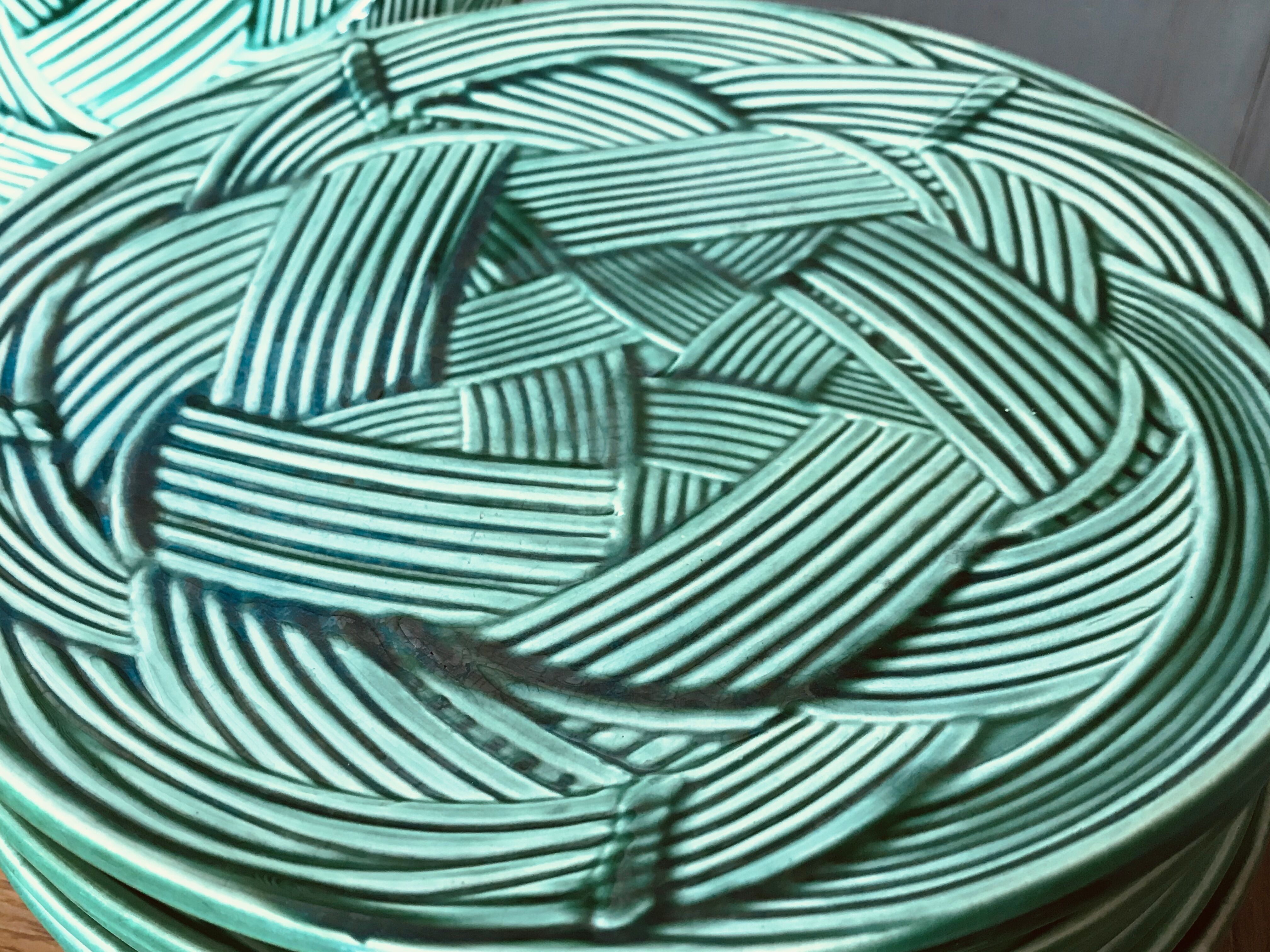 Set of 10 Gien Plates