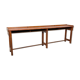 Large industrial wooden console table