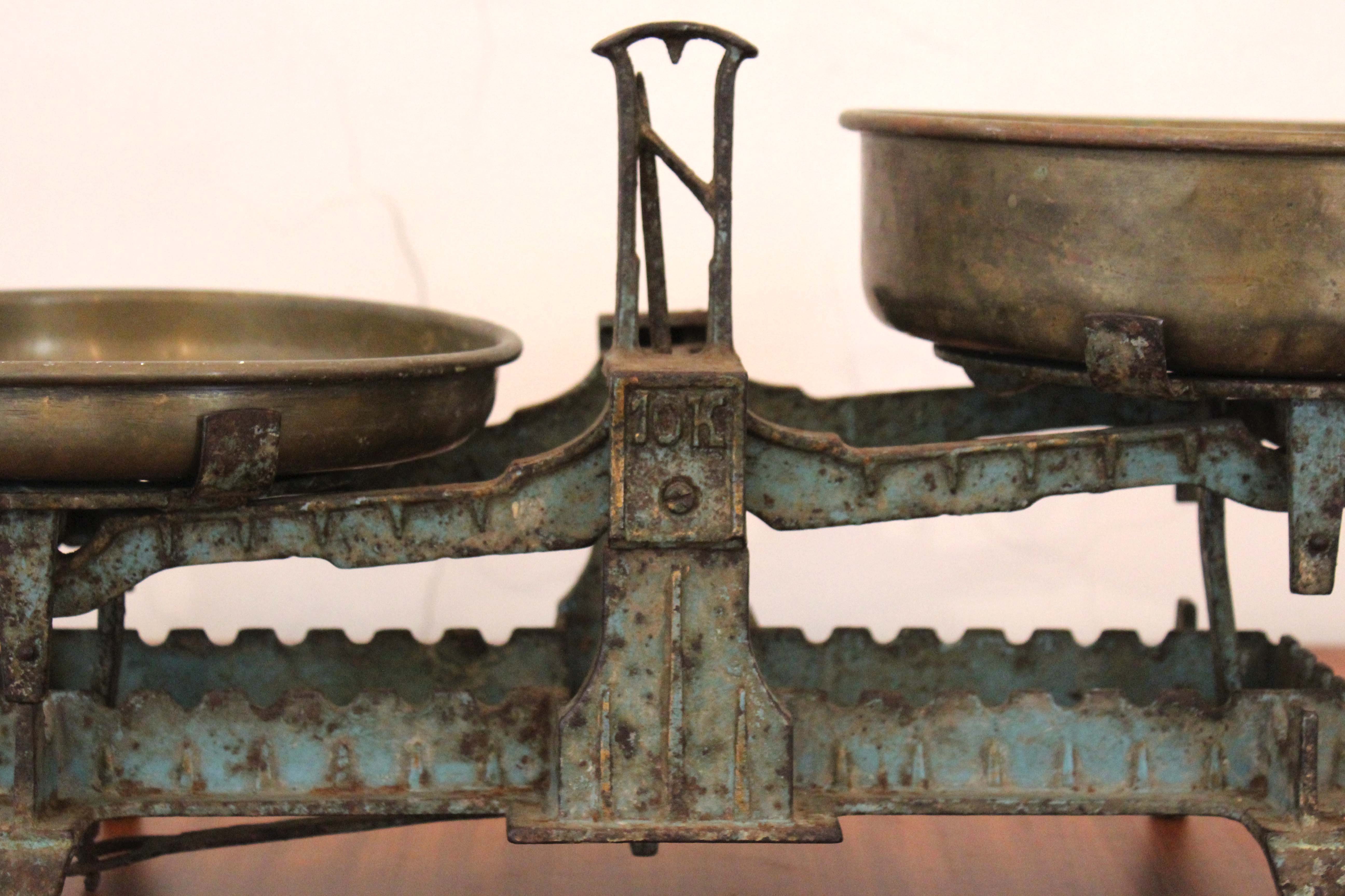 1900 antique italian kitchen scale