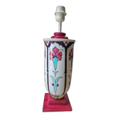 Lampe de table en céramique années 1980 Bitossi / lampe vase / marquée