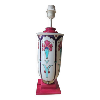 Bitossi/ ceramic table lamp 1980s / vase lamp / marked