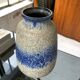 Vase Scheurich bleu moucheté