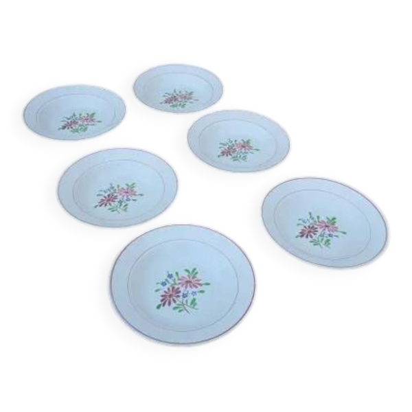 6 assiettes creuses
