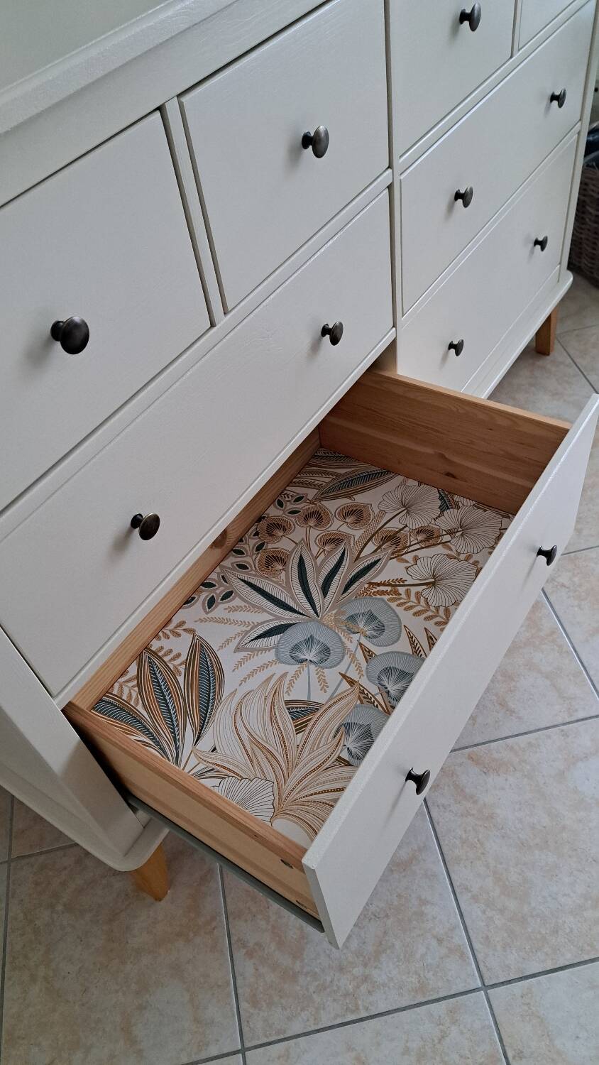 Large Rød Sødgren linen chest of drawers