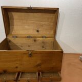 Old travel trunk, with 3 small drawers