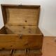Old travel trunk, with 3 small drawers