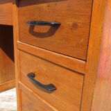 Student desk 1950 black bakelite handles