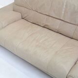 1980s two-seater sofa produced by the German manufacturer Rolf Benz