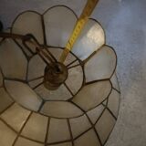 Mother-of-pearl and brass lampshade
