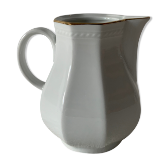 Milk jug with gilding
