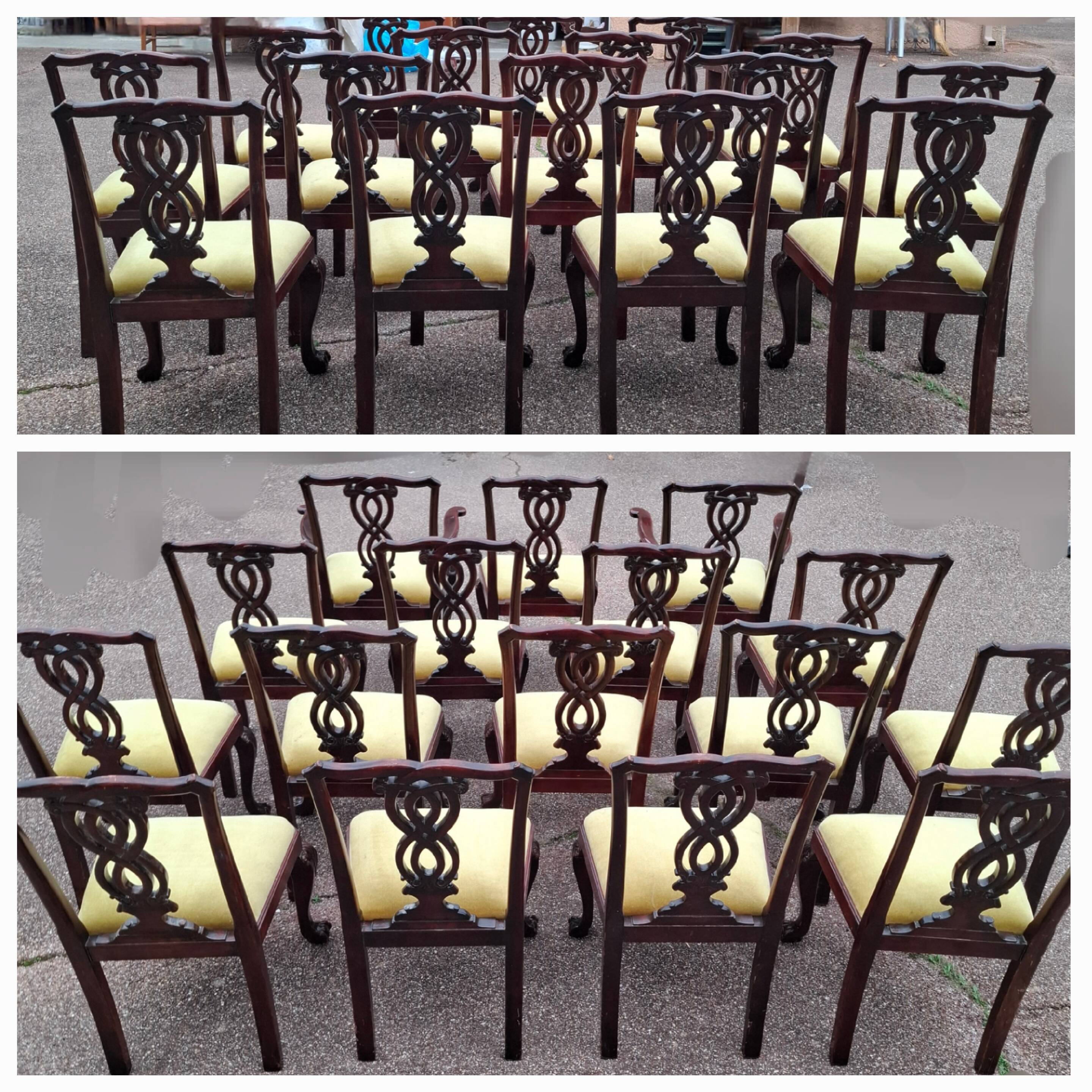 Chippendale style chair sets