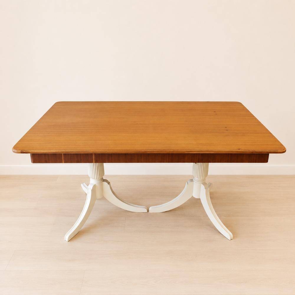 Vintage teak dining table from the 1950s