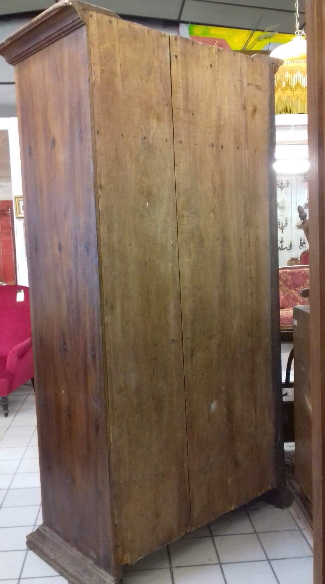Armoire coloniale bois exotique XlX