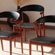 Set of 4 Johannes Andersen Scandinavian teak armchairs, 1960s