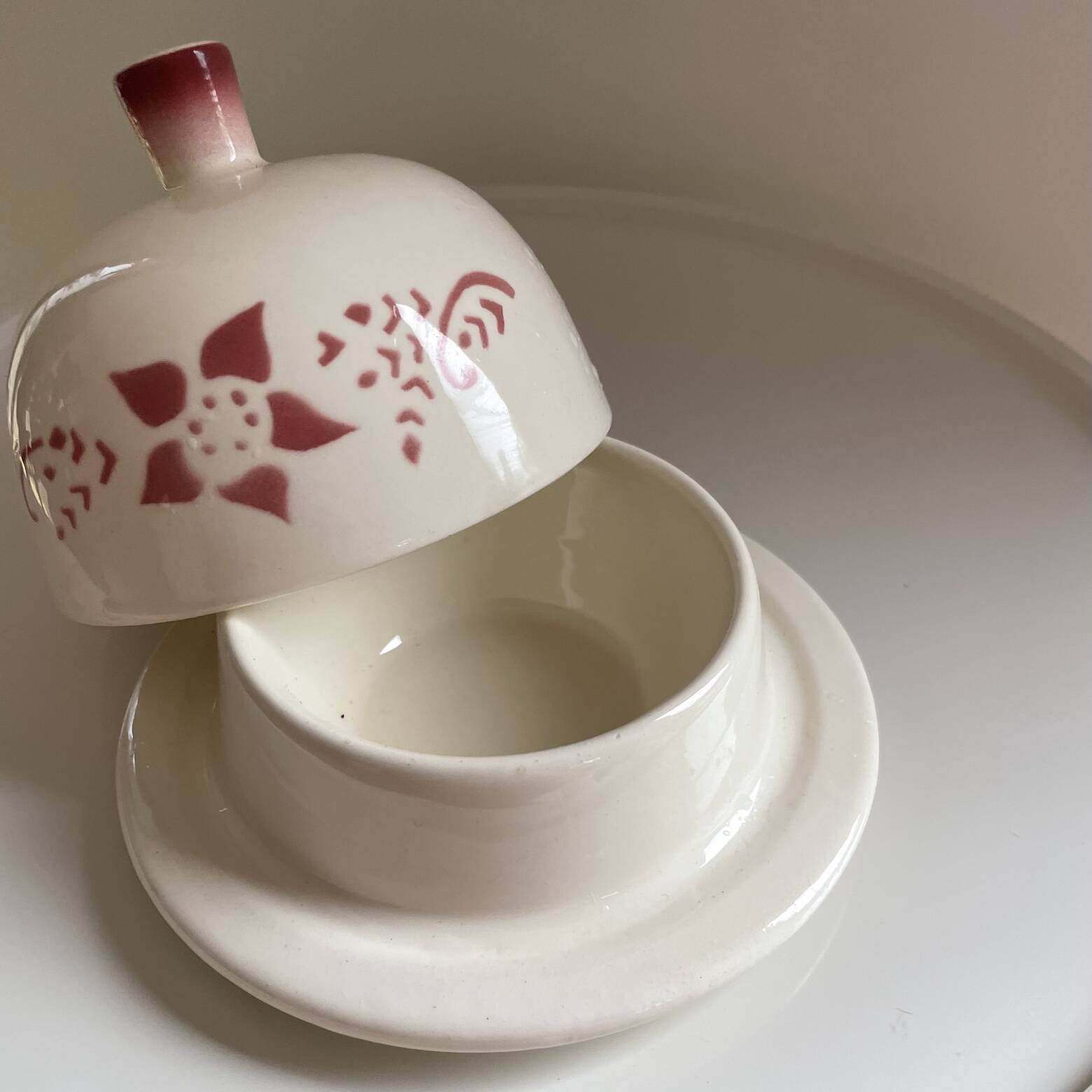 Lunéville butter dish