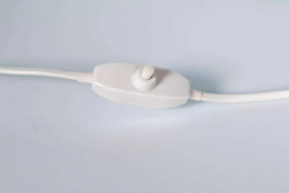 Vintage table lamp in Swedish coloured glass, glass table lamp.