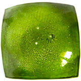 Green ceramic cut with leaves and ferns