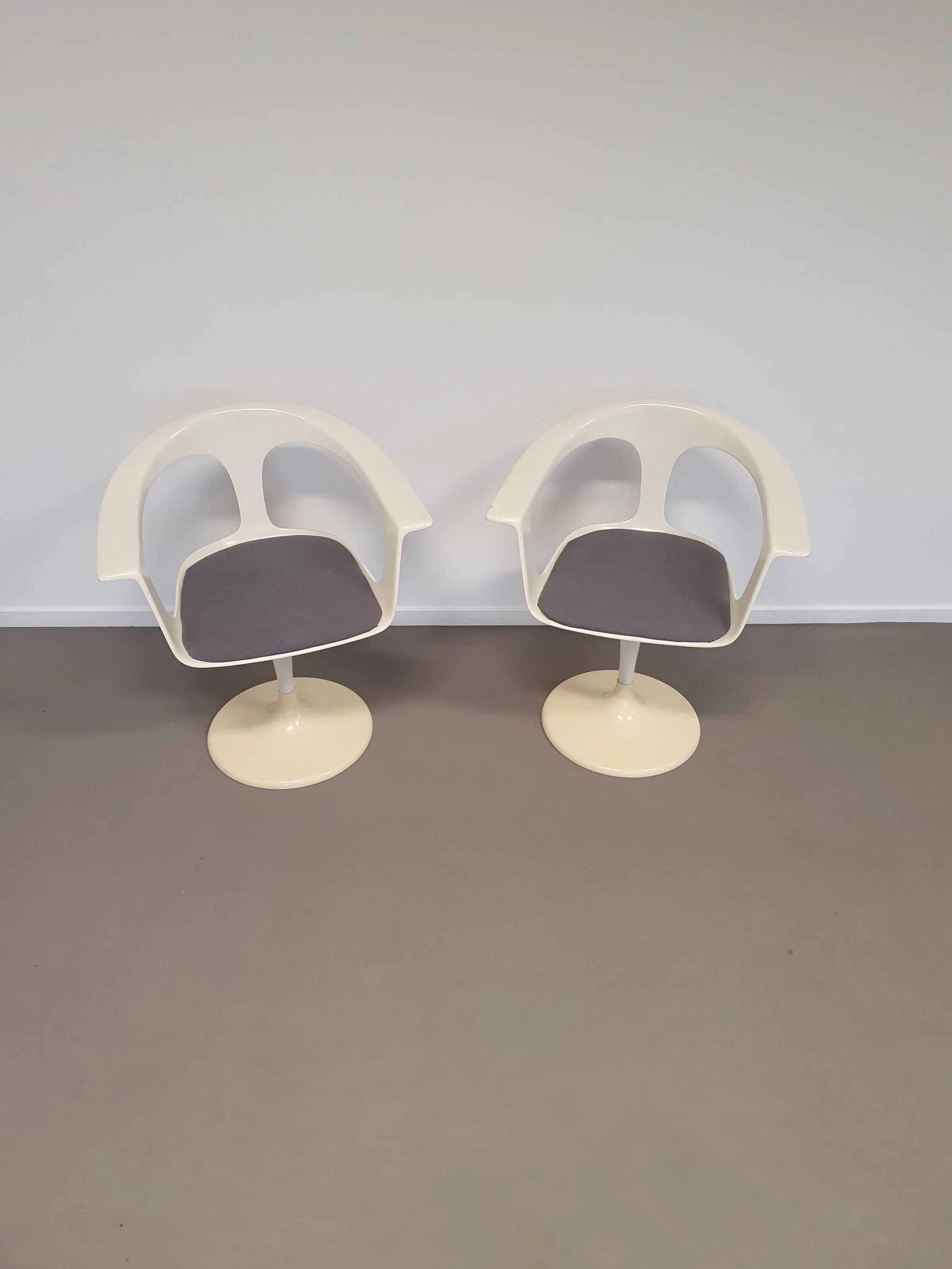 2 x Lusch chair / space age / 1970s