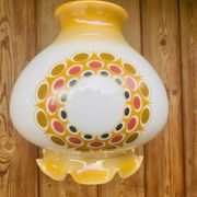 Suspension opaline vintage 70