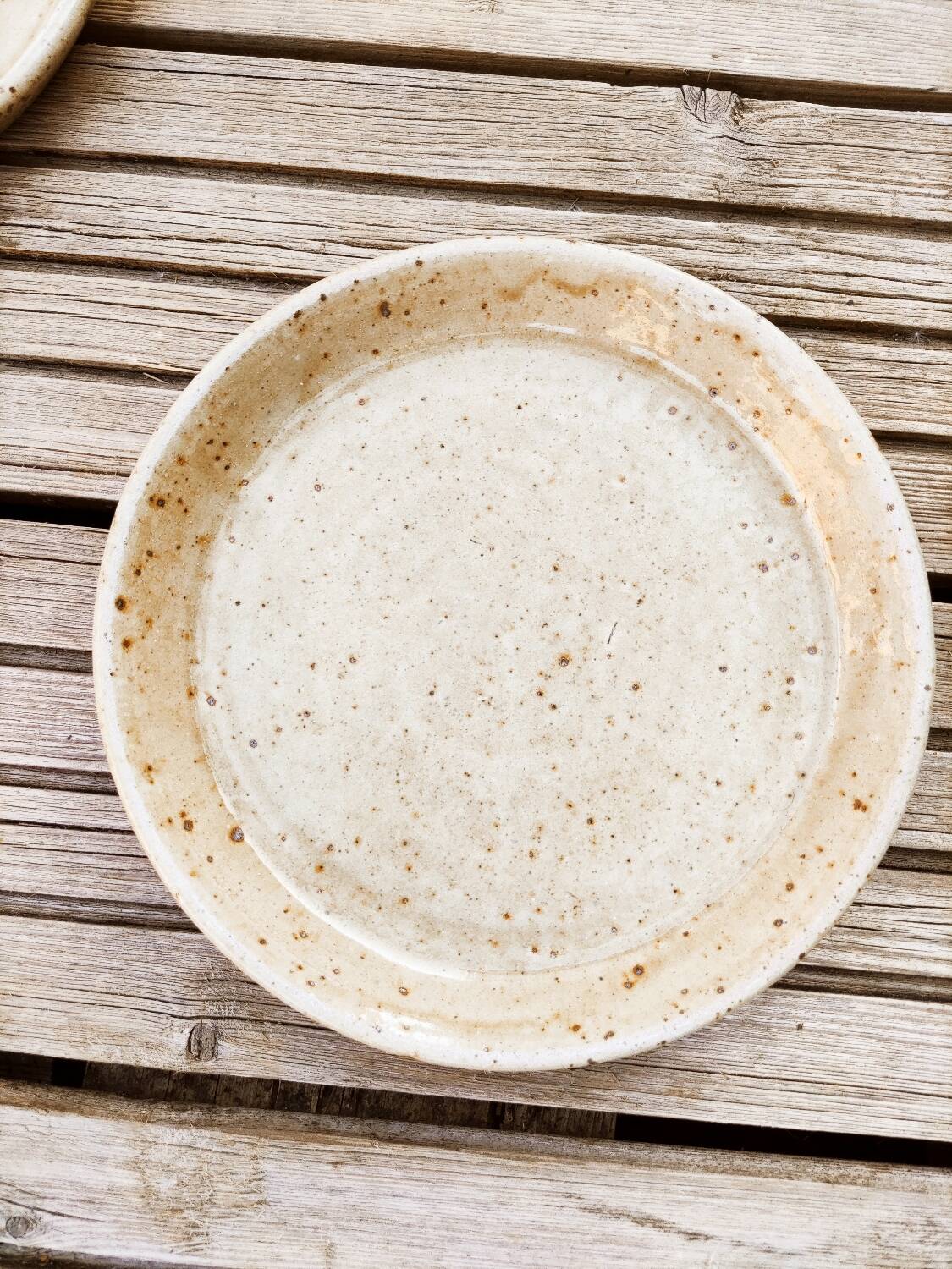 Migeon La Borne stoneware plate