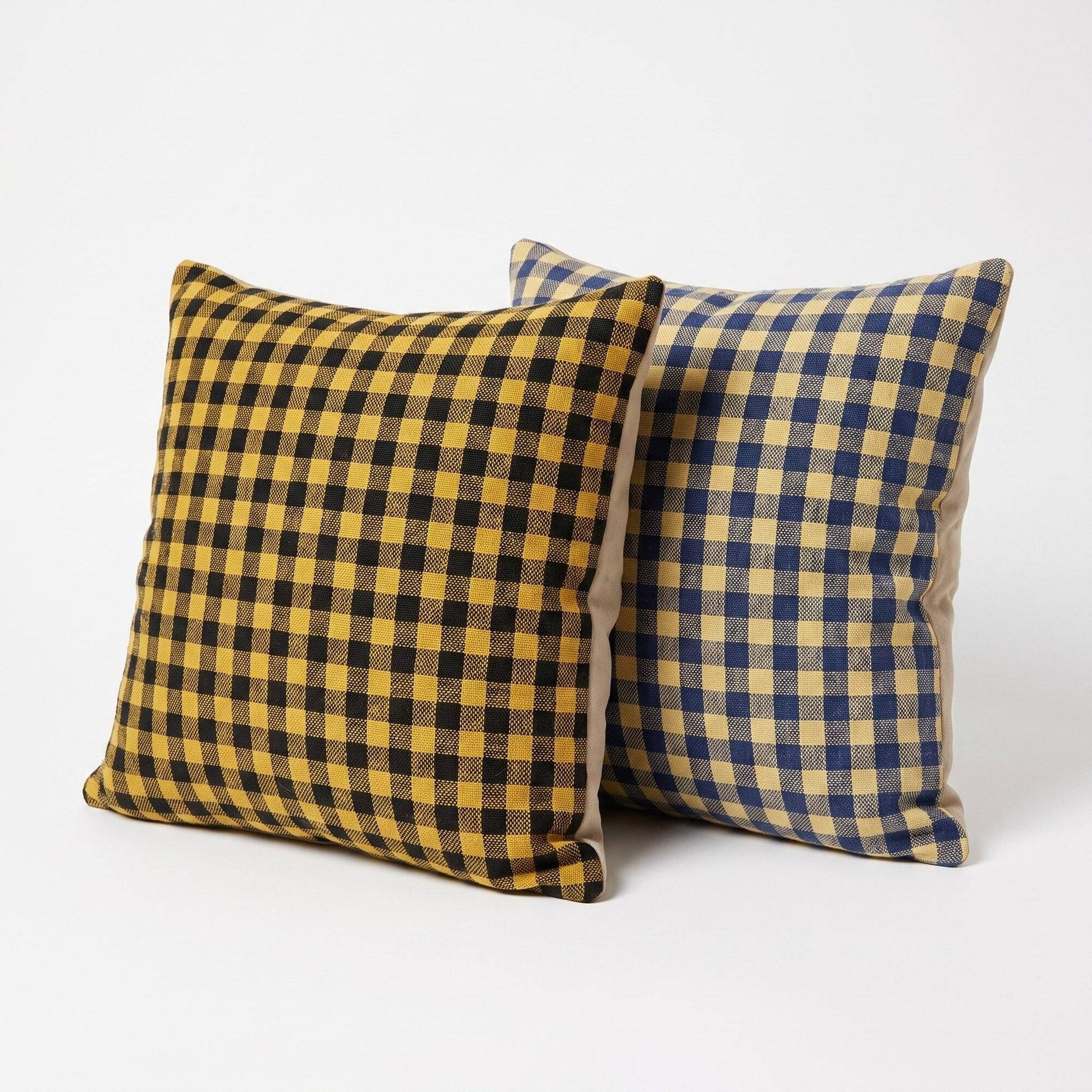 Set of 2 vintage kilim cushion covers 41x41 cm