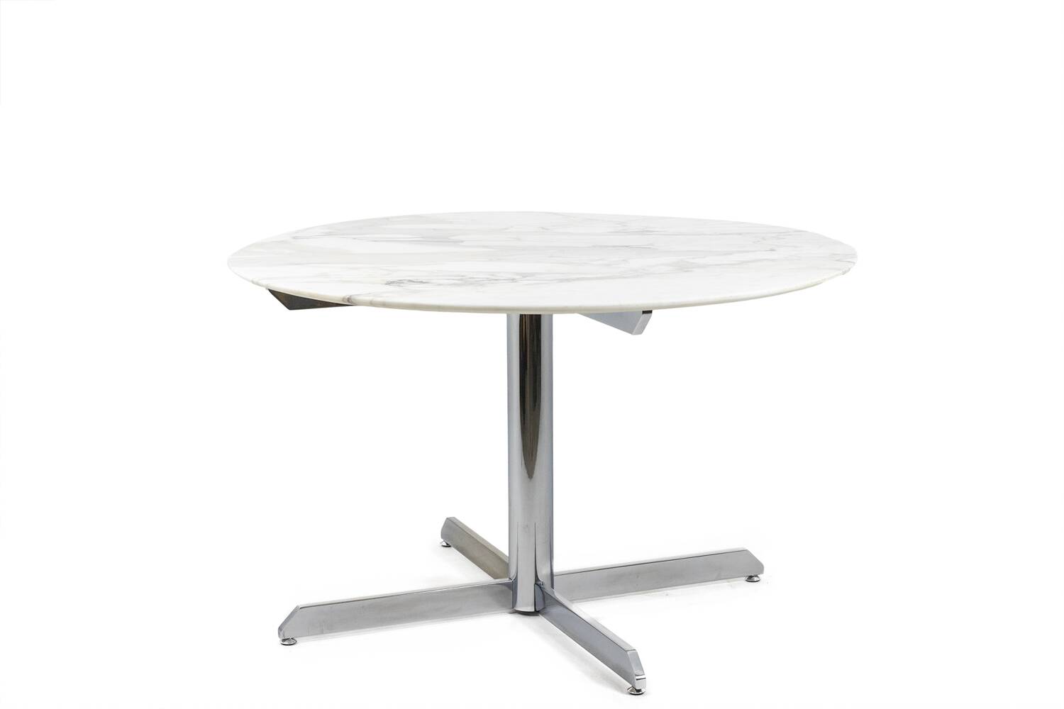Florence Knoll for Knoll. Marble and chrome metal table. Circa 1960. LS58341208U