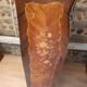 Louis XV-style lady secretary, in rosewood veneer flower decoration.