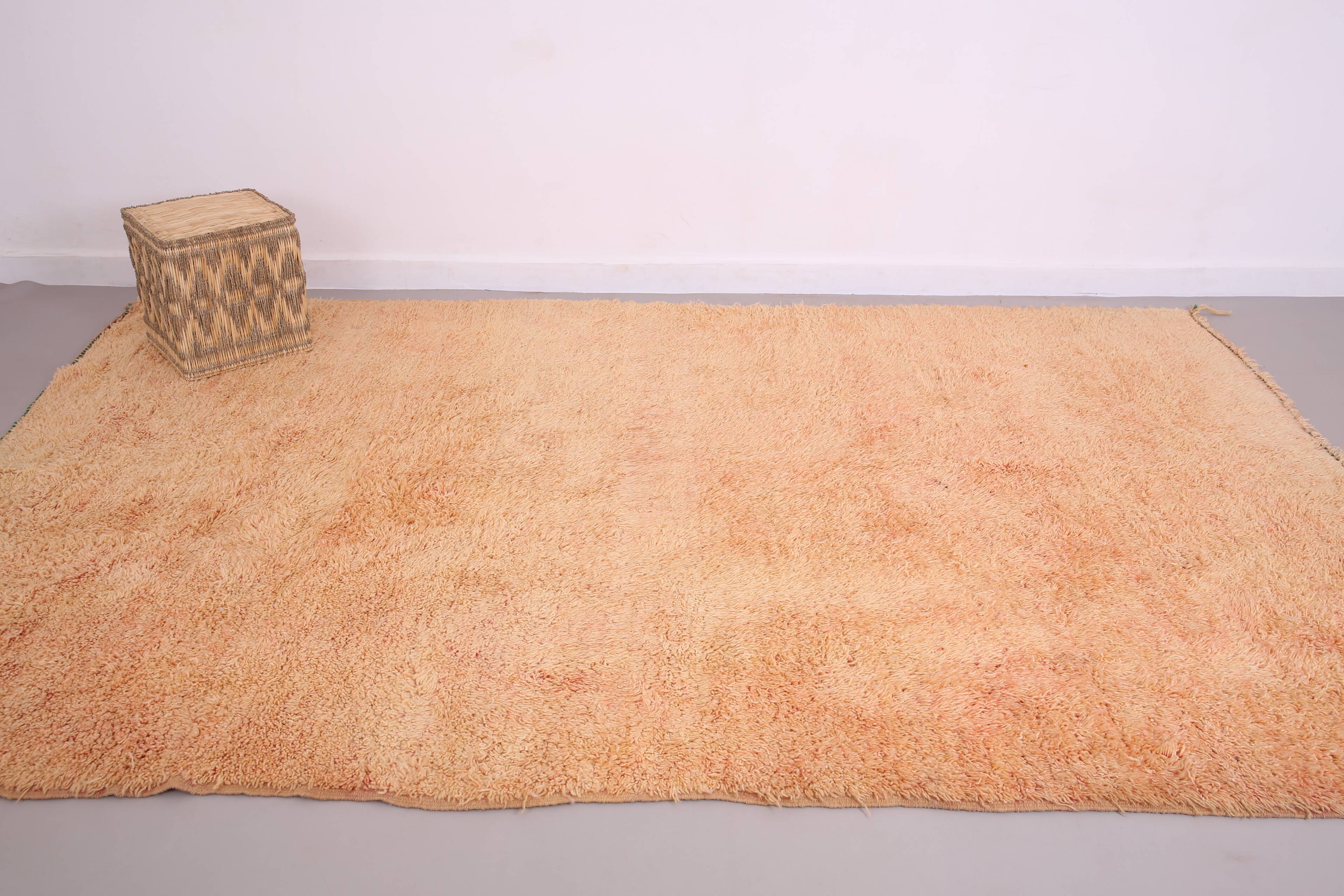 Vintage Moroccan Rug 215 x 336 cm - Handmade Moroccan Rug - Old Berber Rug