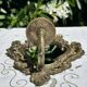 Magnificent Vintage Brass Mirror Candlestick - Baroque - Home Decor