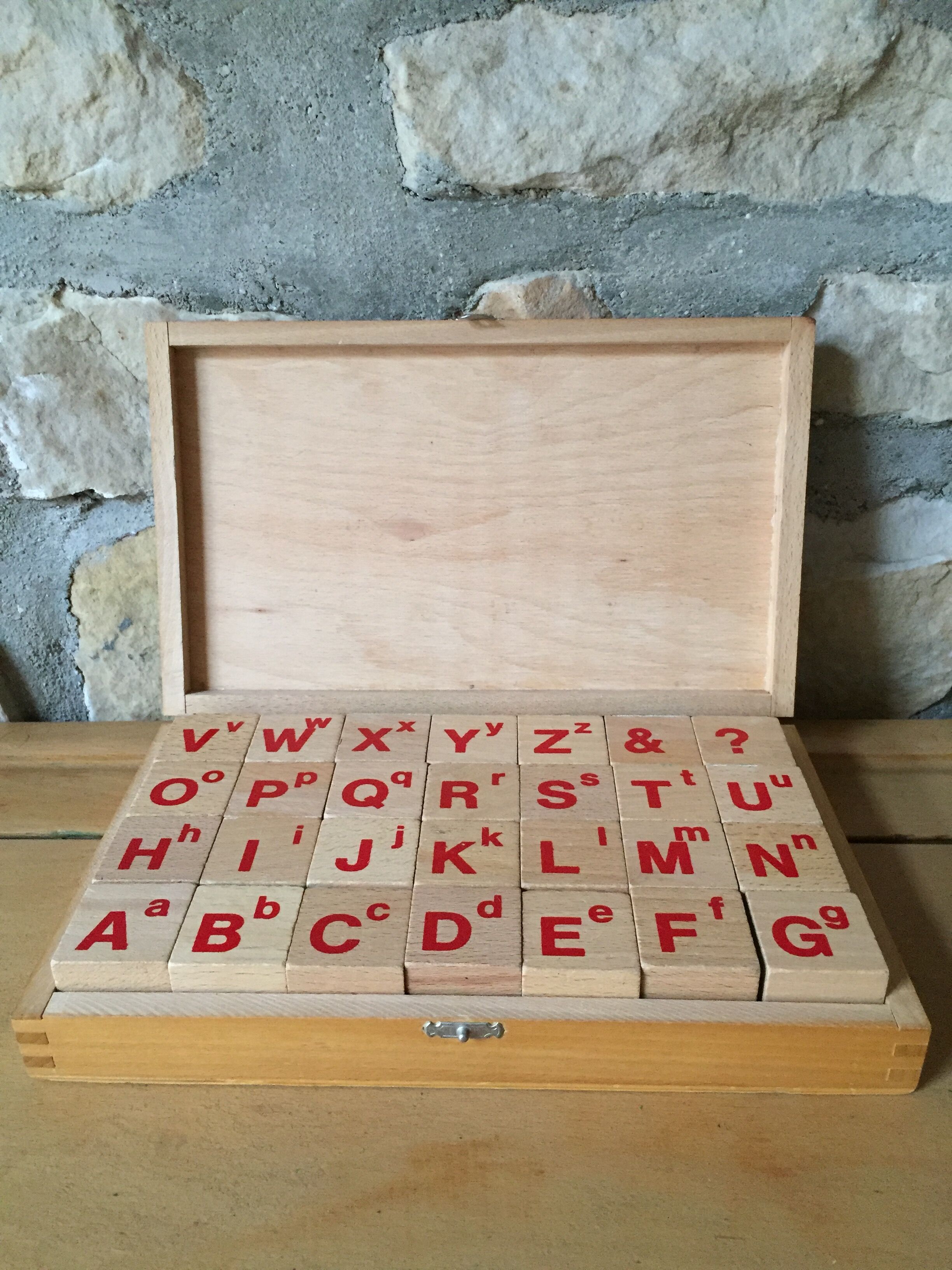 Vilac educational game, Tintin 1992 wooden cubes