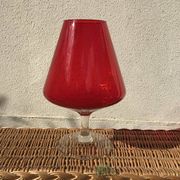 Vase rouge vintage Italy 1970