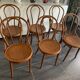 Series of 6 bistro chairs