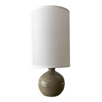 vintage pyrite sandstone table lamp