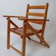 Vintage folding teak chair for children