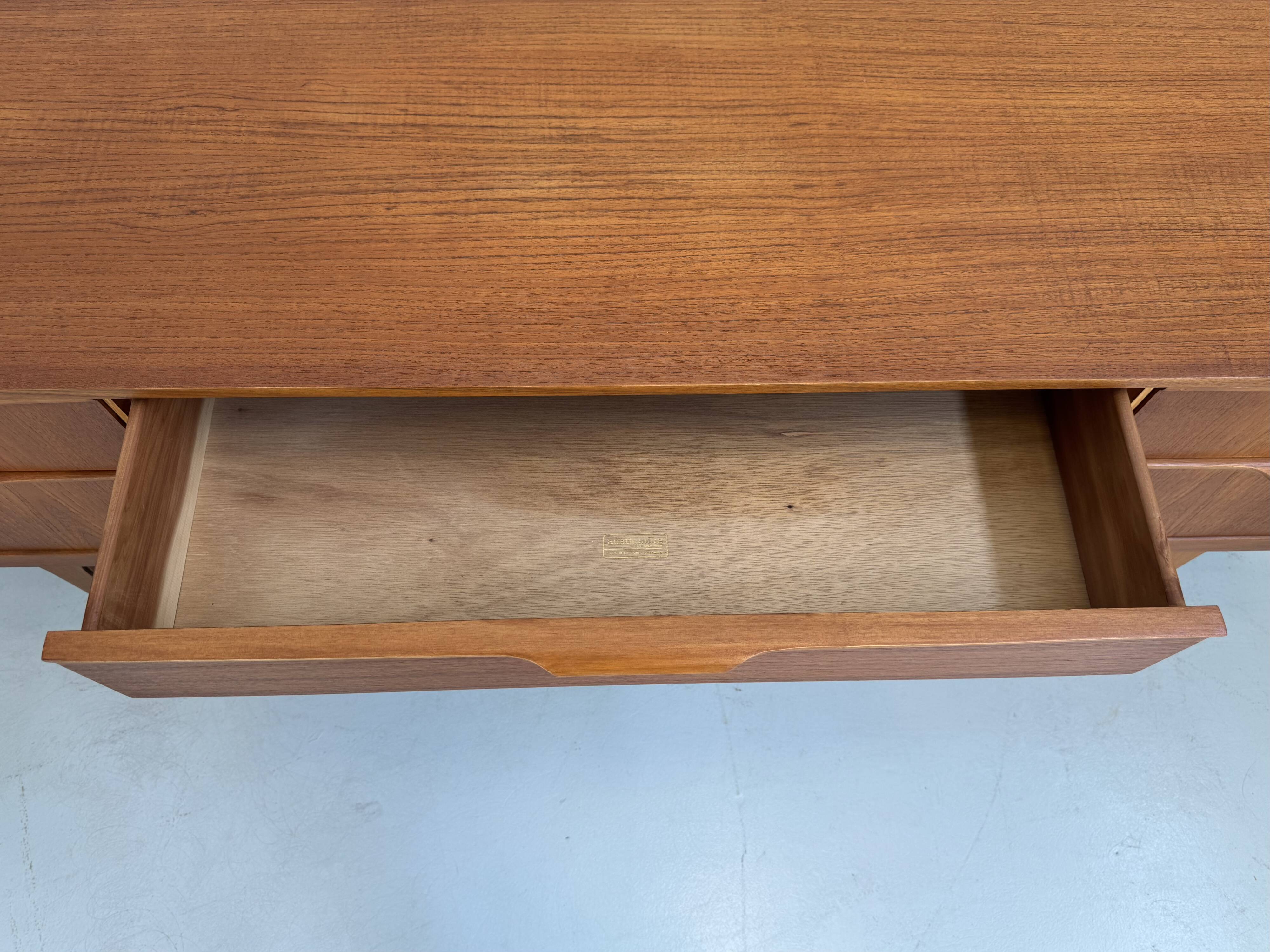 Vintage Austinsuite sideboard, designed by Frank Guille in the 1960s.
