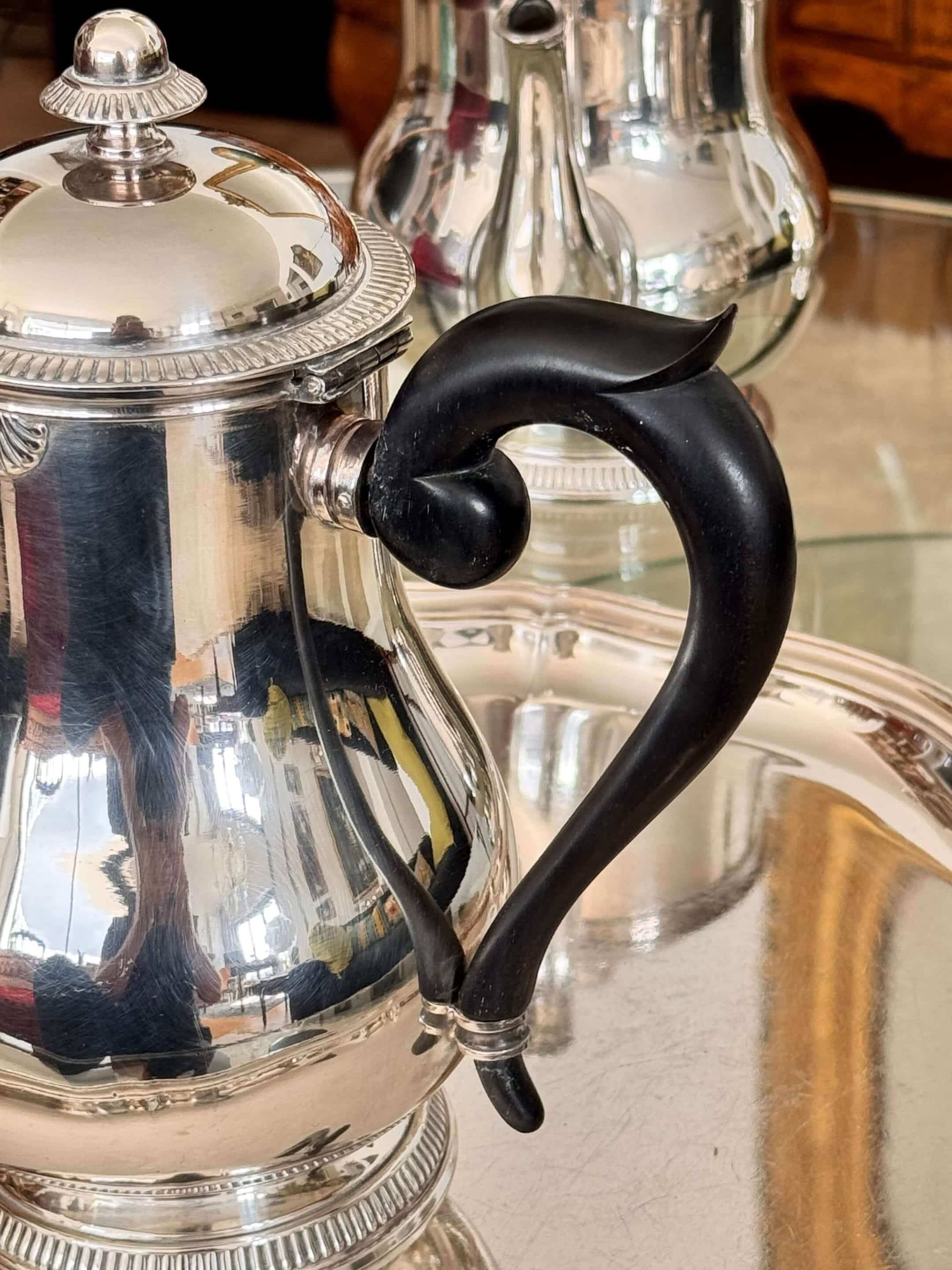 Antique Ercuis tea and coffee set from the 1960s