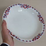 Plat creux Céranord Saint Amand modèle Eglantines +