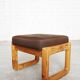 Danish Modern Pine  Armchair & Stool  by C. F. C. Silkeborg
