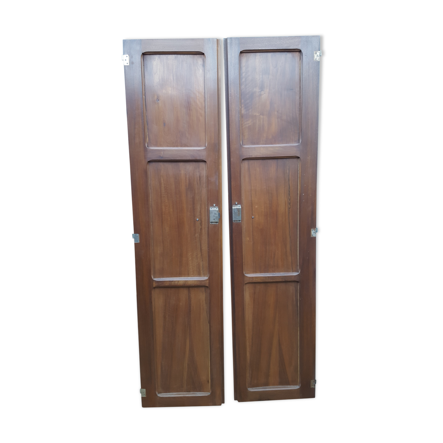 Pair of solid wood Art Deco doors
