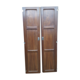 Pair of solid wood Art Deco doors