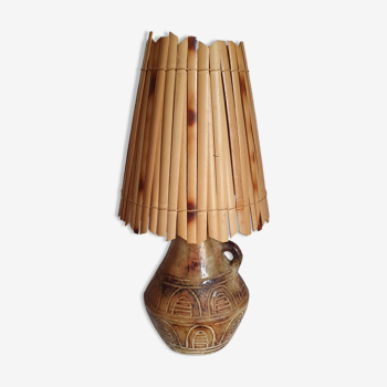 Olivier Pettit Vallauris ceramic lamp