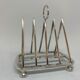 Walker & Hall english silver plate toast rack made in Sheffield circa 1900