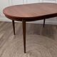 Table en teck ovale vintage