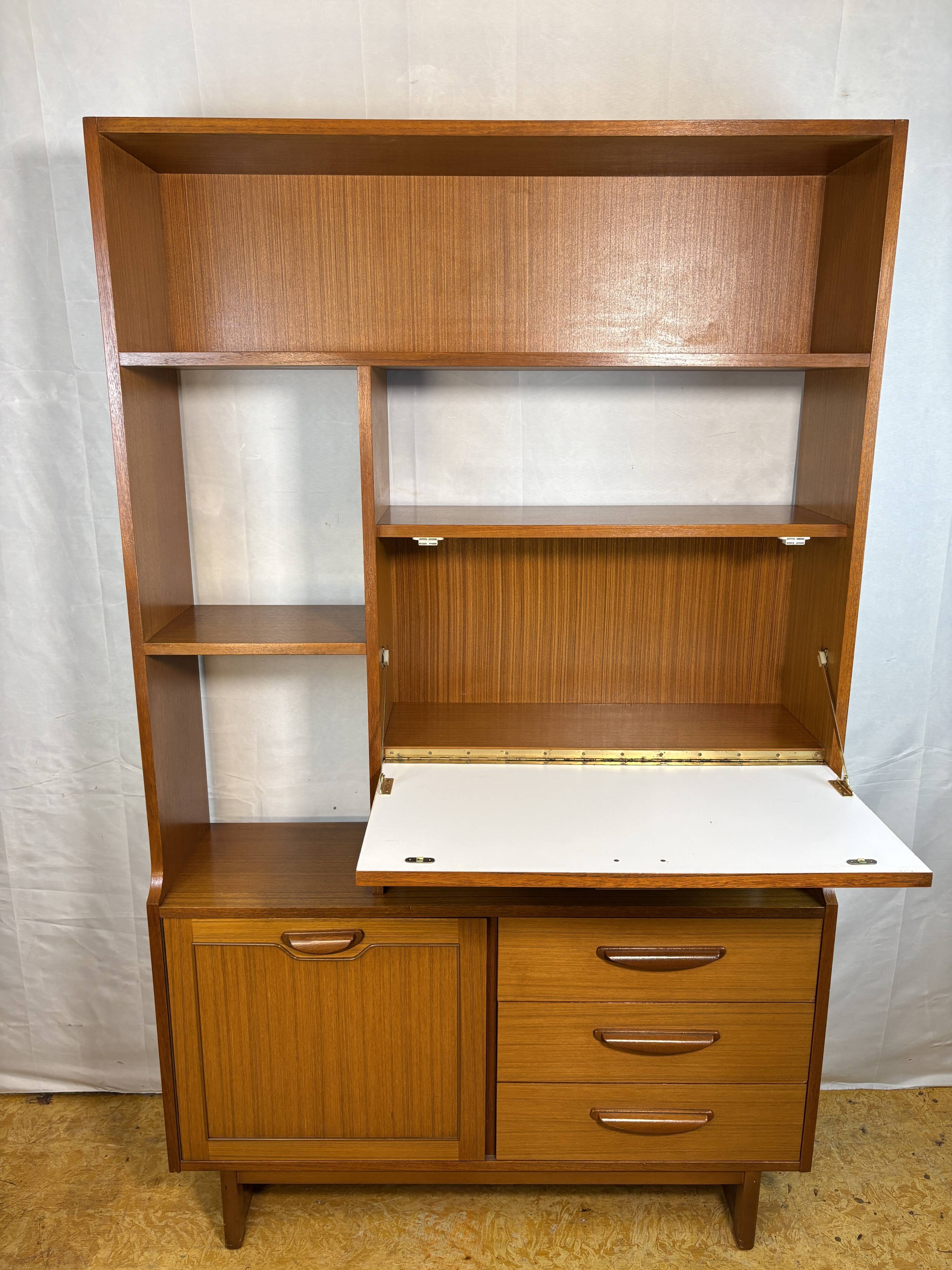 Mid-Century Retro Vintage Room Divider / Shelving Unit by Stonehill 1970