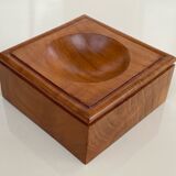 Solid wood catchall - Scandinavian style - modernist - 70s