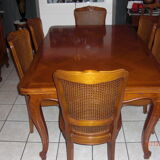 Dining table "Regency" in cherry tree 2 extensions