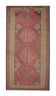 1960s Vintage Kilim Runner Handmade Wool Tribal 342 x 147 cm