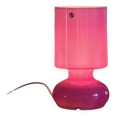 Lykta purple glass table lamp Ikea 80s vintage LAMP-7147
